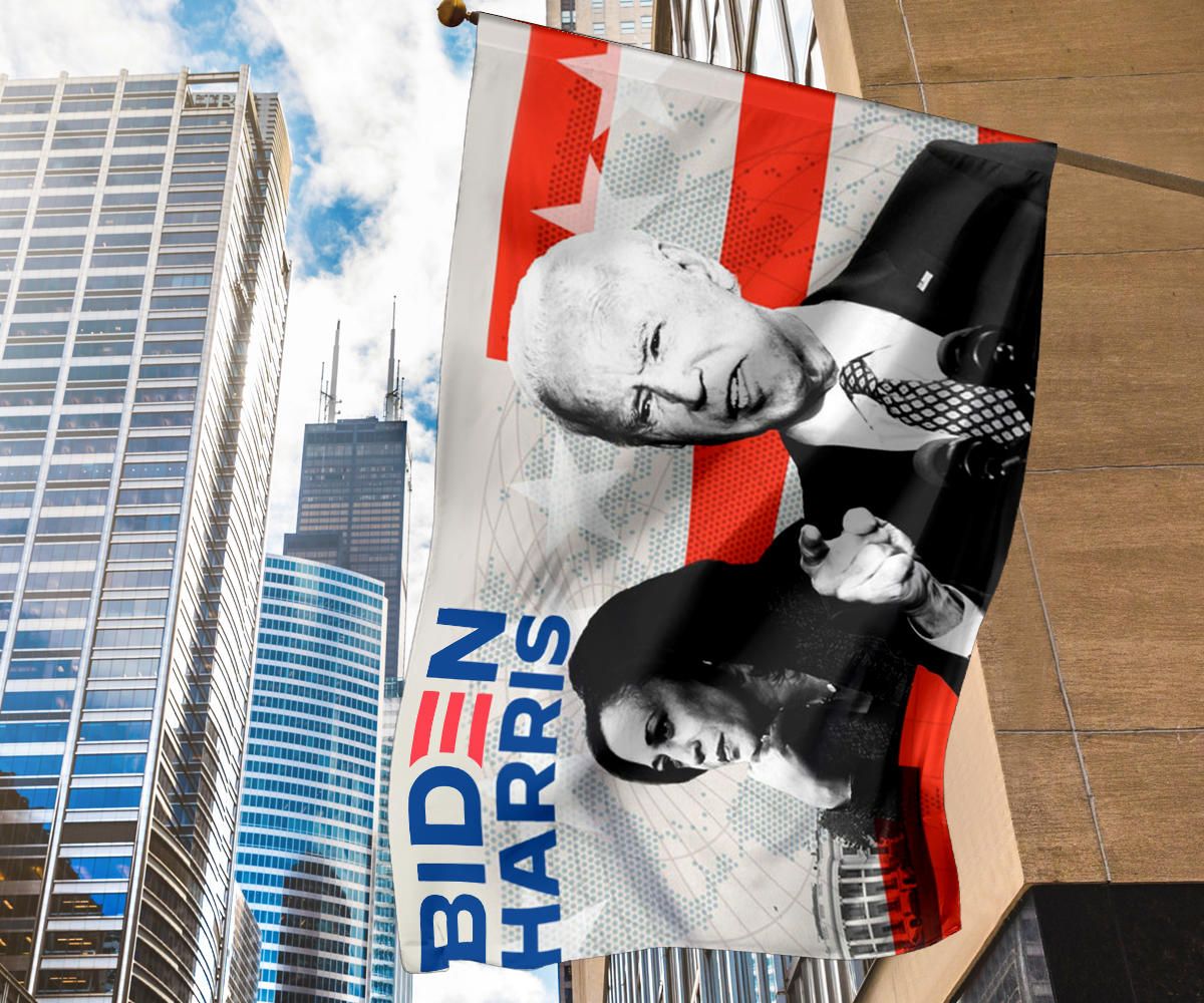 Biden Harris American Flag Vote Kamala Harris 2024 President Campaign Flag For Biden Supporter