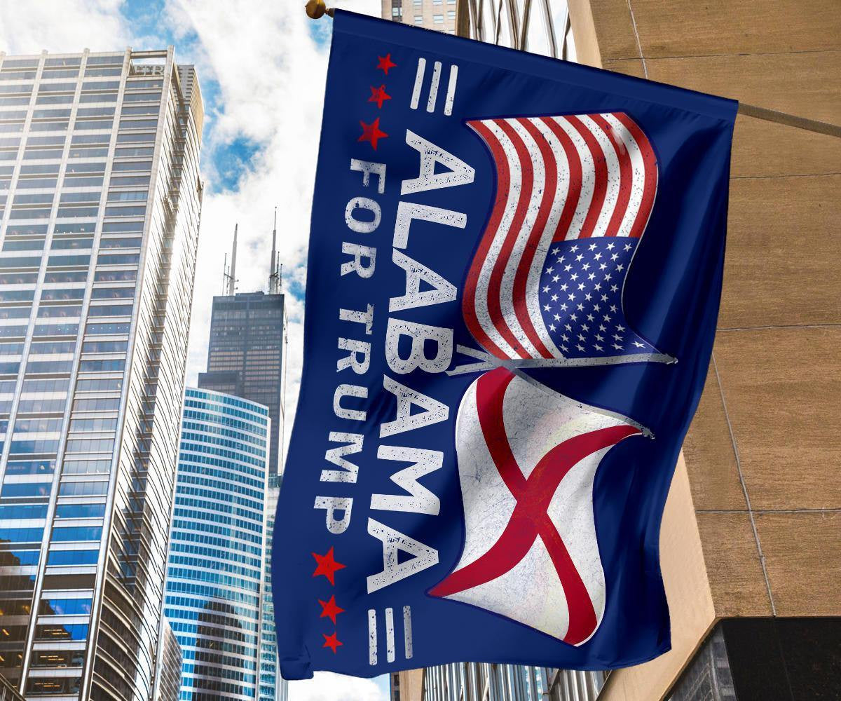 Alabama For Trump 2024 Flag Donald Trump For President Patriotic Flag