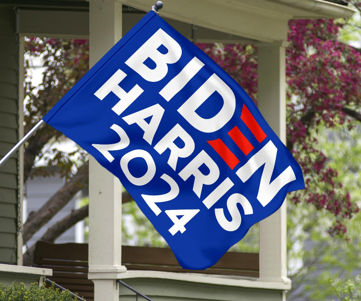 Biden Harris 2024 Flag Vote For Biden Harris Merch 2024 Presidential Election