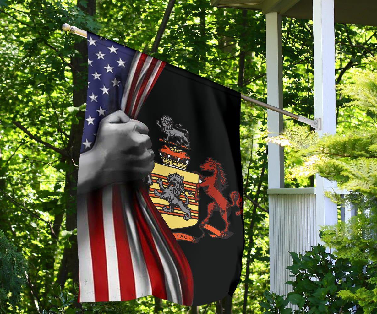 American Flag And Fairfax County Flag Fairfax County Virginia Flag House Decor