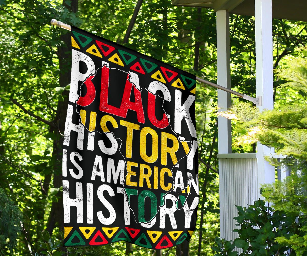 Black History Flag Black History Is American History African American Month 2024 House Decor