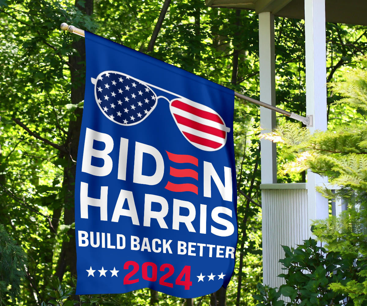 Biden Harris Build Back Better 2024 Flag Vote Biden For President 2024 Flag