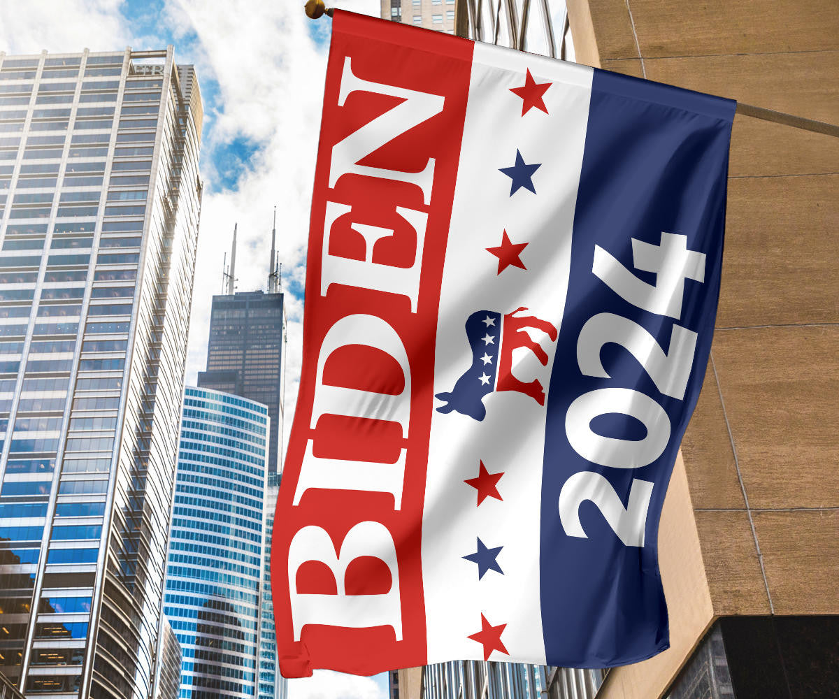 Biden 2024 Flag Support Biden Democrats Flag For Political Campaign