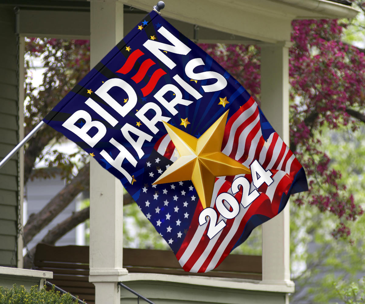 Biden Harris 2024 Flag Support Biden Harris Presidential Election Merch For Sale