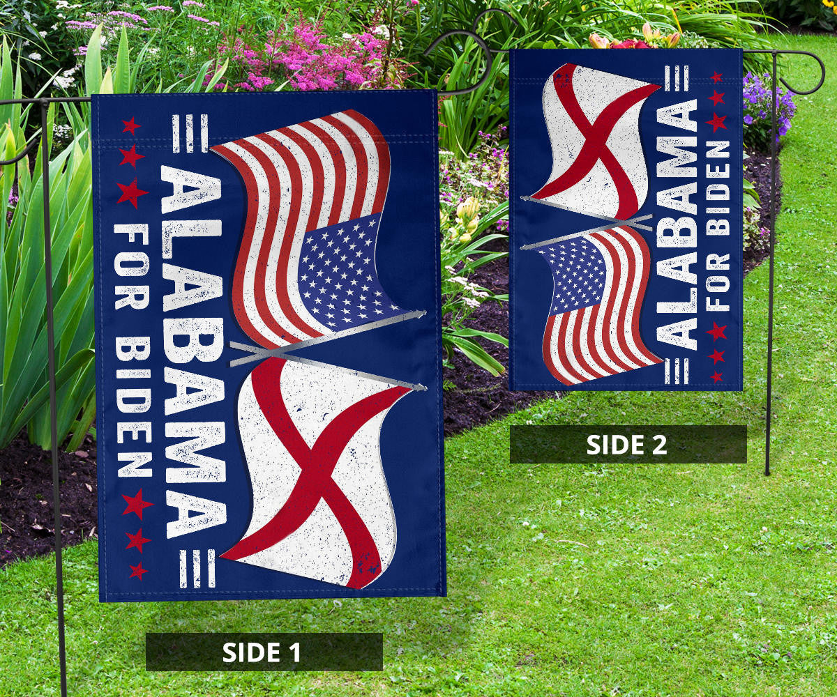 Alabama For Biden Flag Alabama Support For Biden President Campaign Merch 2024 Political