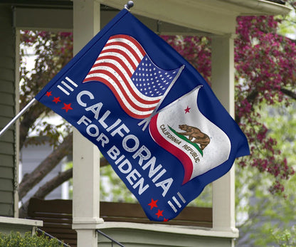 California For Biden Flag Liberal Vote For Biden Presidential Campaign Protest Trump Merch