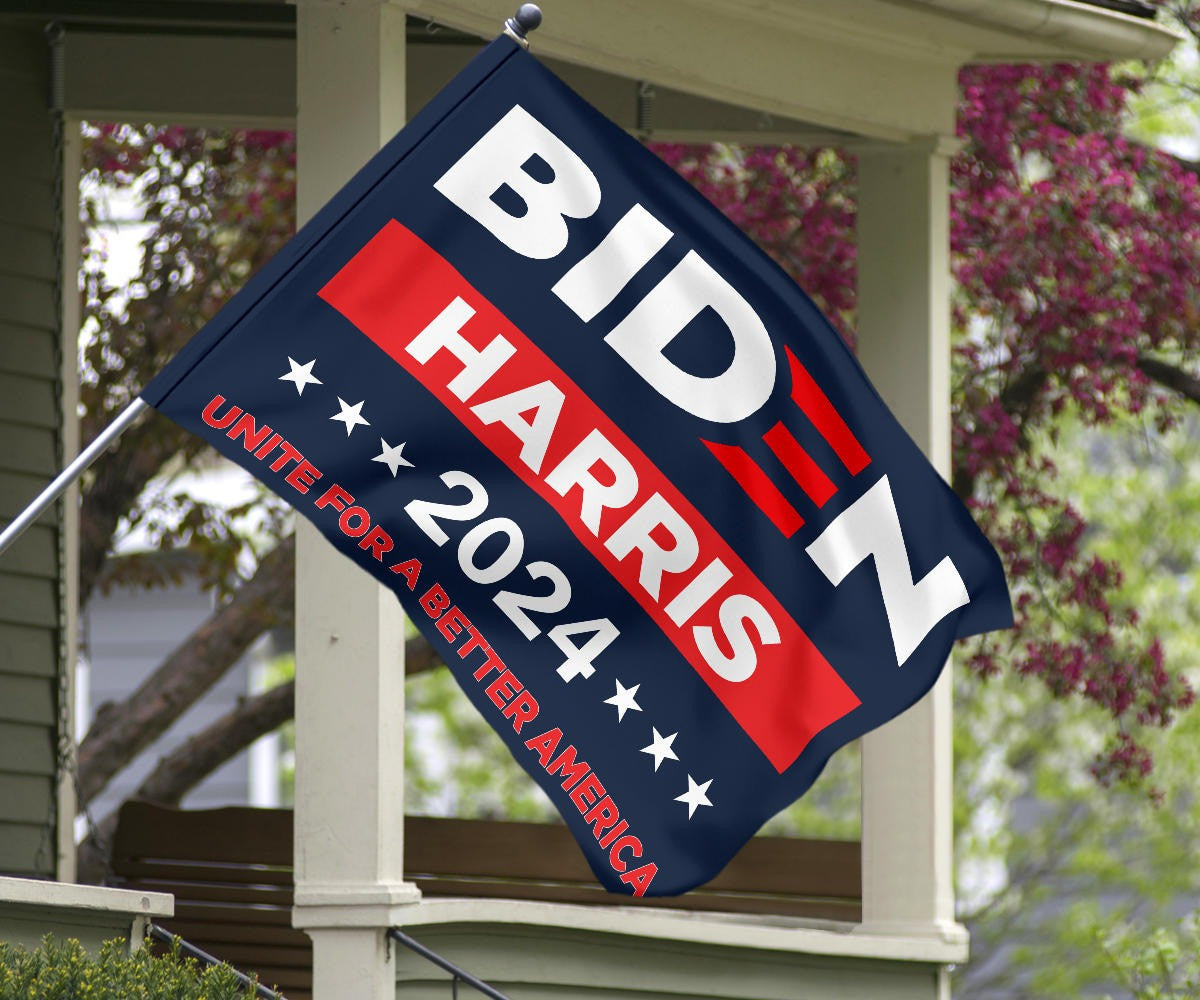 Biden Harris 2024 Flag Unite For A Better America Biden Harris Campaign Merch 2024 Election