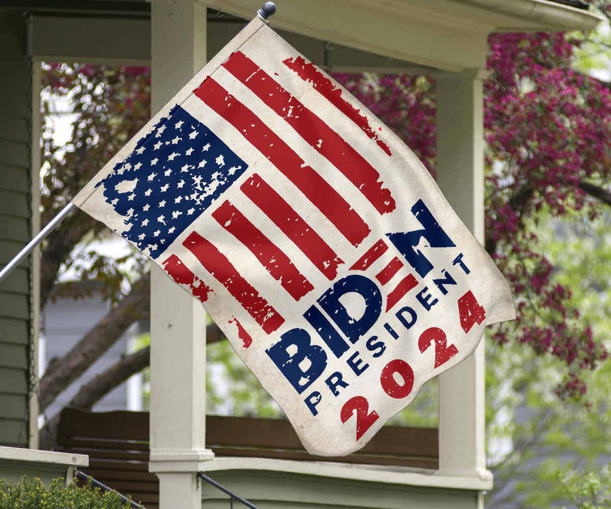 Biden For President 2024 Flag Vote Joe Biden 2024 Campaign Merchandise Political Flag