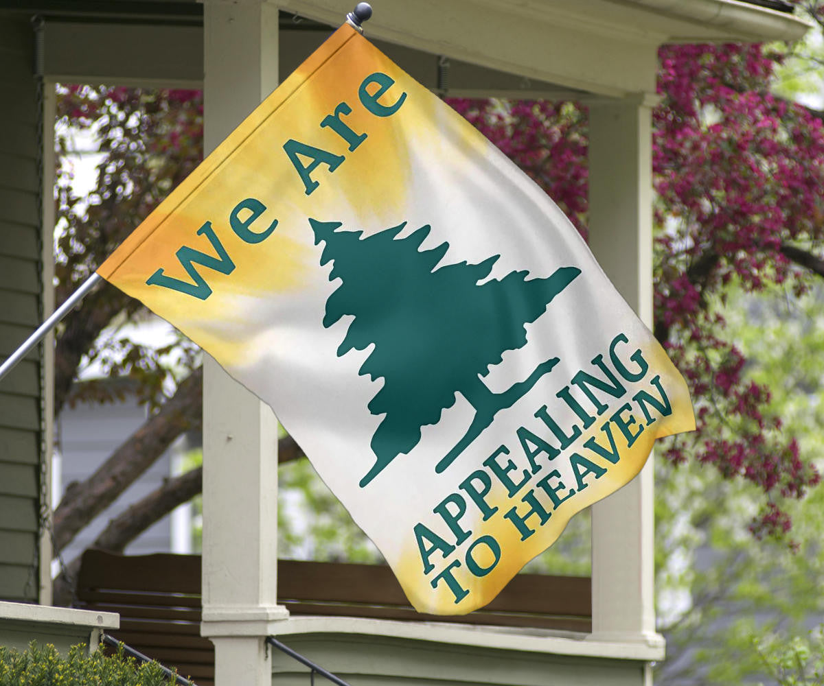 An Appeal To Heaven Flag We're Appealing To Heaven Pine Tree Flag For Sale