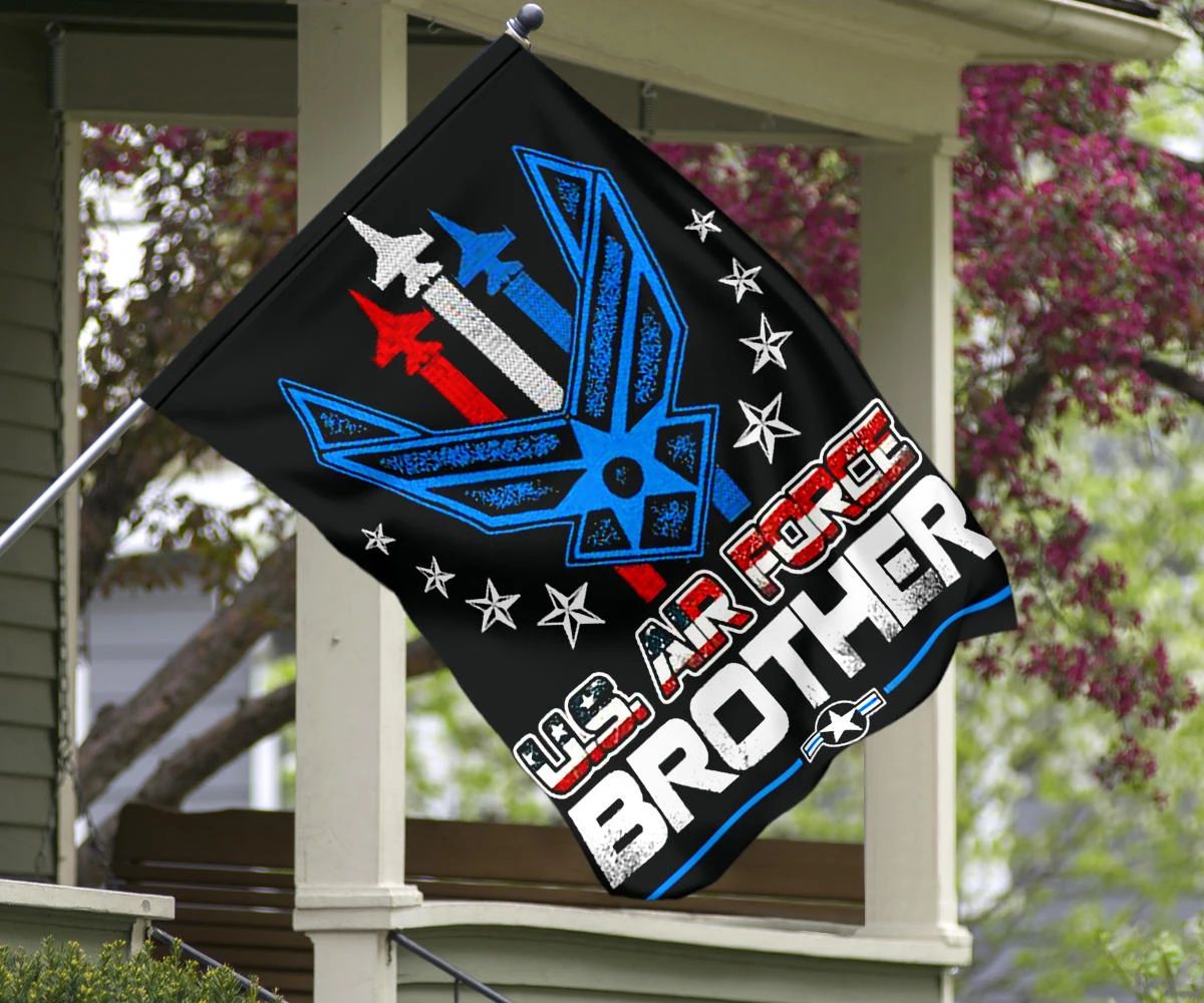 Us Air Force Brother Flag Proud Brother Air Force American Flag Gift For Brothers