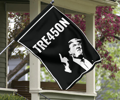 Treason Trump Tre45on Flag Anti Trump Flag Merchandise Vote Democrats