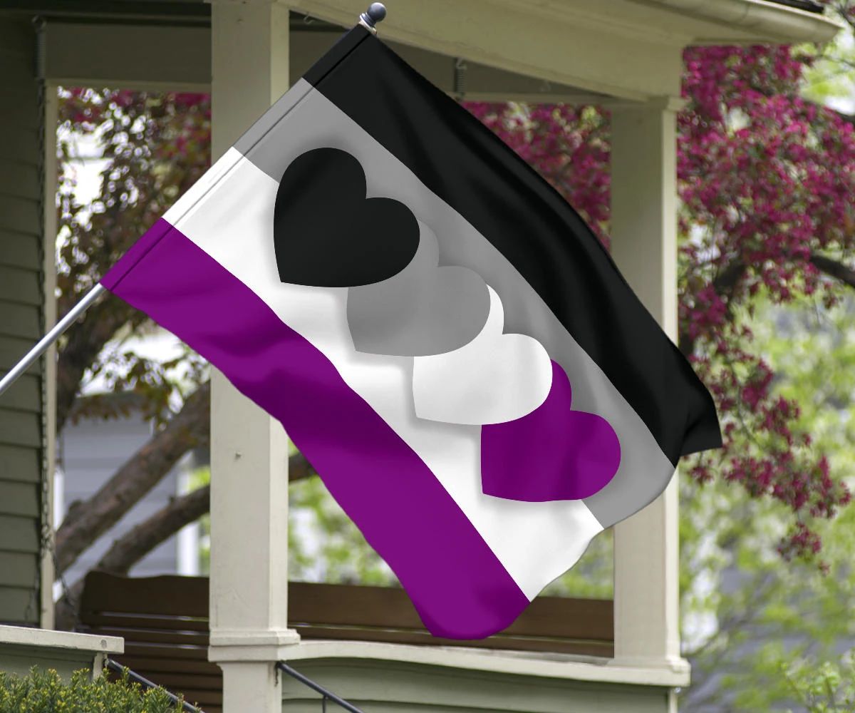 Asexual Flag International Asexuality Day LGBT Merch Ace Flag Asexual Pride Flag