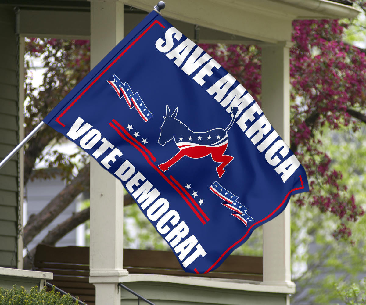 Biden 2024 Flag Save America Vote Democrat Flag Biden President 2024 Campaign Merch