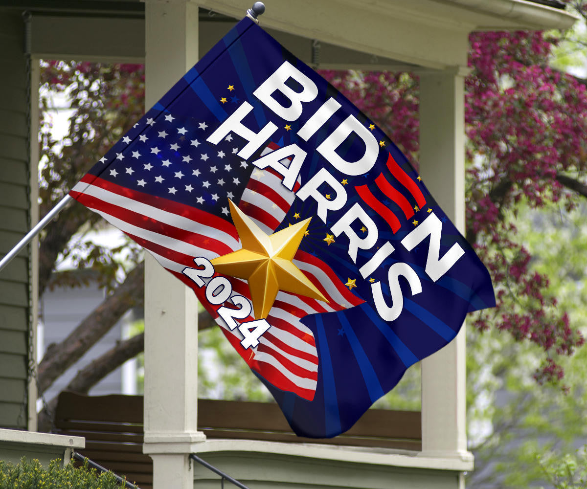 Biden Harris 2024 Flag For Sale Support Biden Harris Campaign Merch