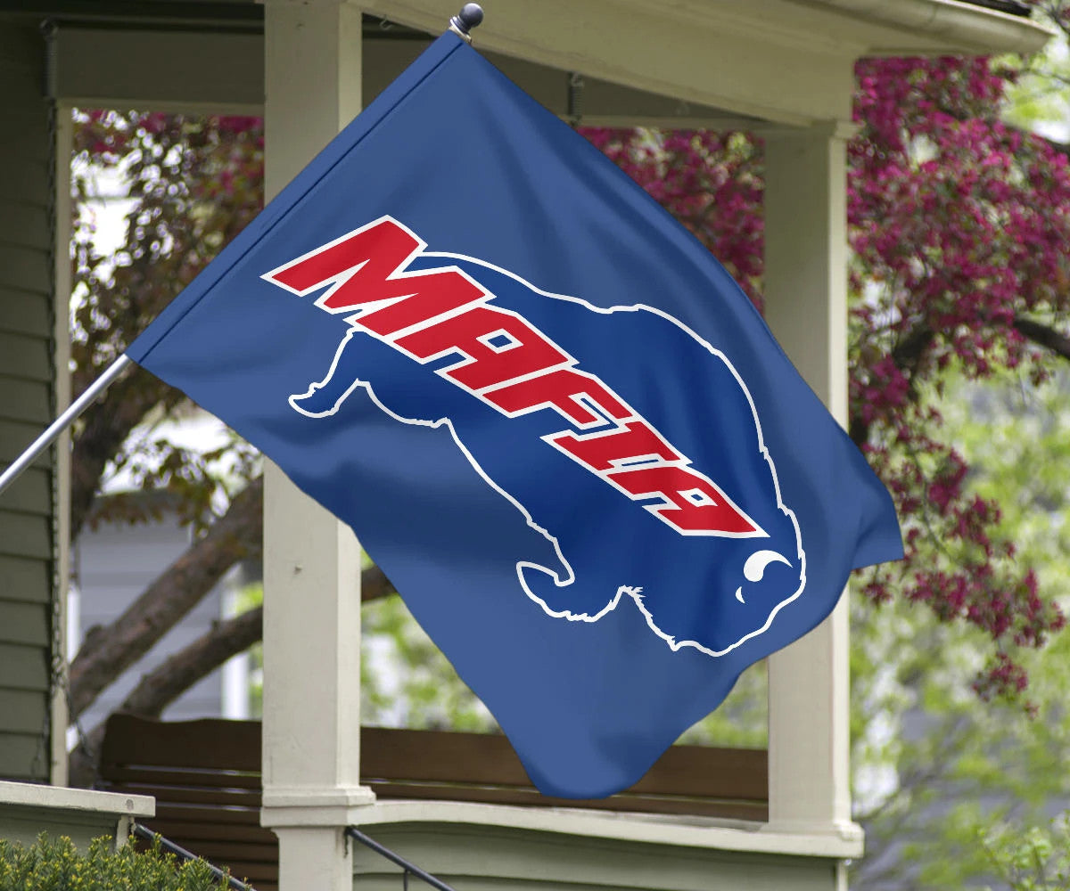 Bills Mafia Flag Buffalo Bills Mafia Team Support Banner