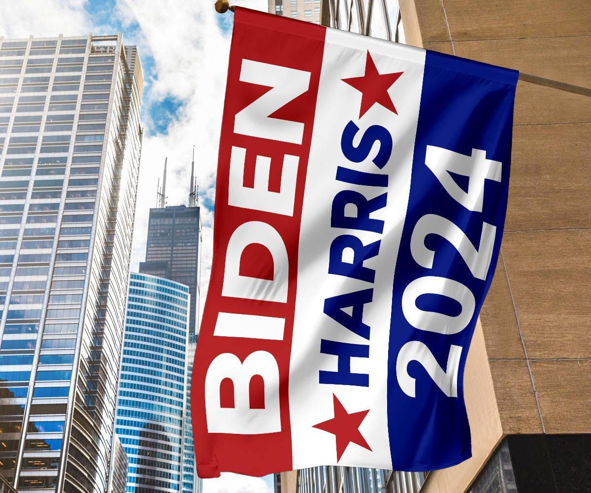 Biden Harris 2024 Flag Vote For Joe Biden 2024 Presidential Election Merchandise