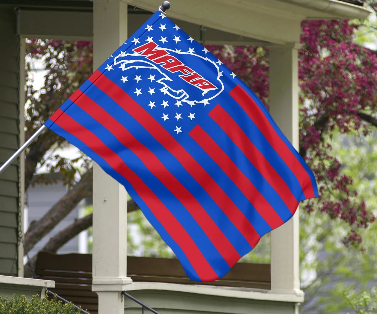 Bills Mafia Flag Buffalo Bills Mafia Sport Flag Indoor Outdoor Hanging