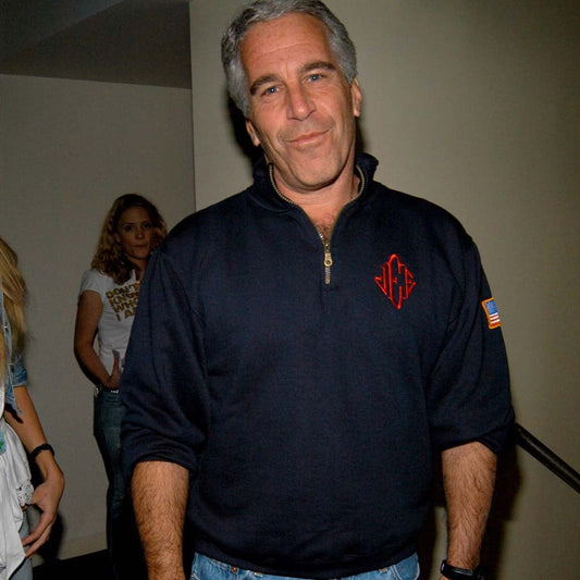 Jeffrey Epstein Merch JEE Epstein Quarter Zip Sweatshirt Birthday Gift For Dad