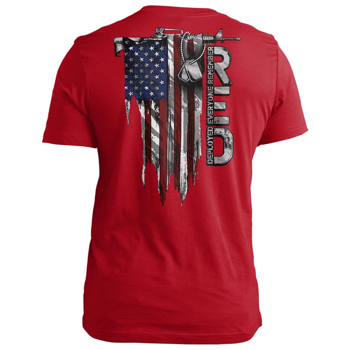 R.E.D. Distressed Flag Color Unisex Shirts