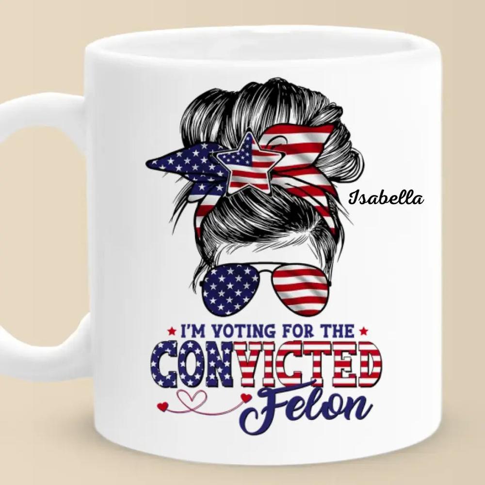 I'm Voting For Trump, The Convicted Felon - US Election Trump Mug