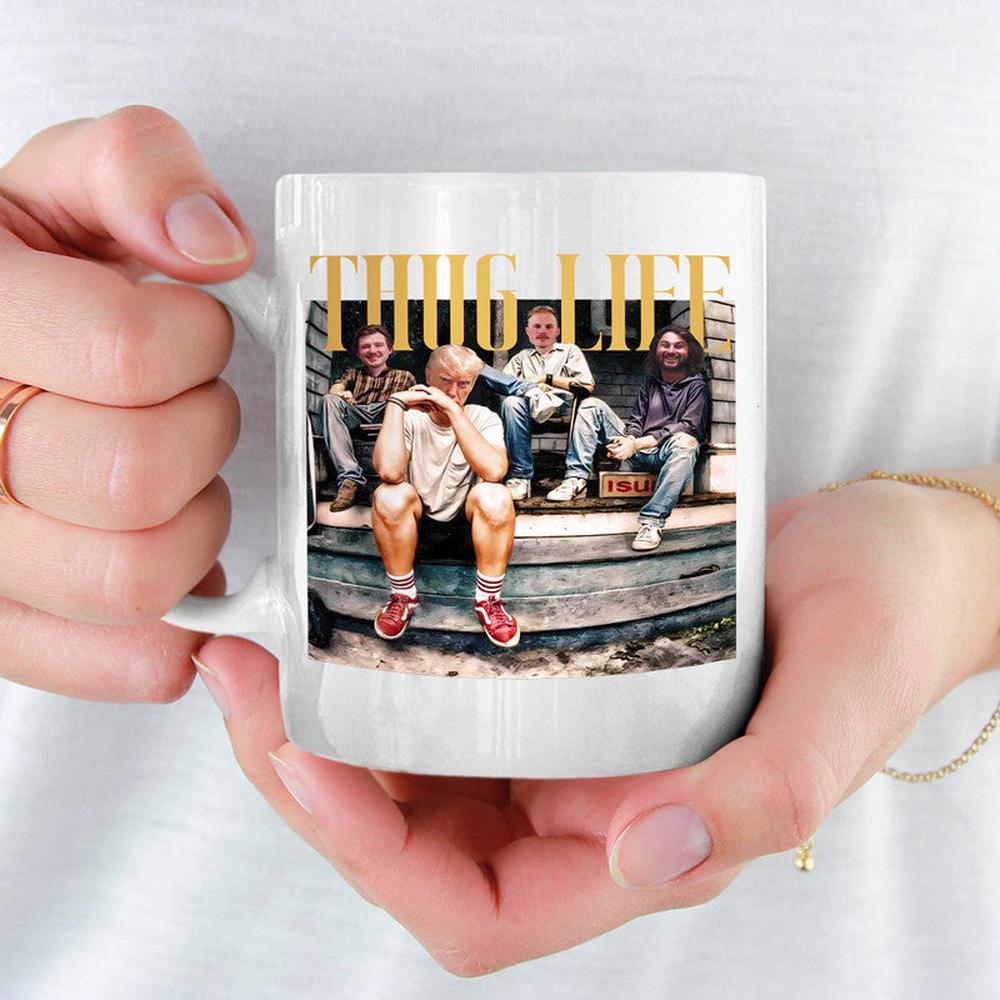 Trump Thug Life White Mug