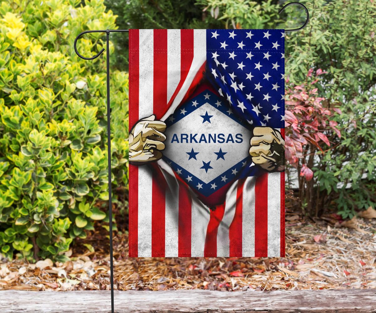 Arkansas American Flag Fourth Of July Flag Patriotic Gift