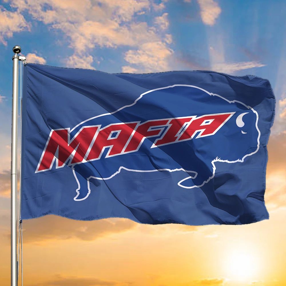 Bills Mafia Flag Buffalo Bills Mafia Team Support Banner