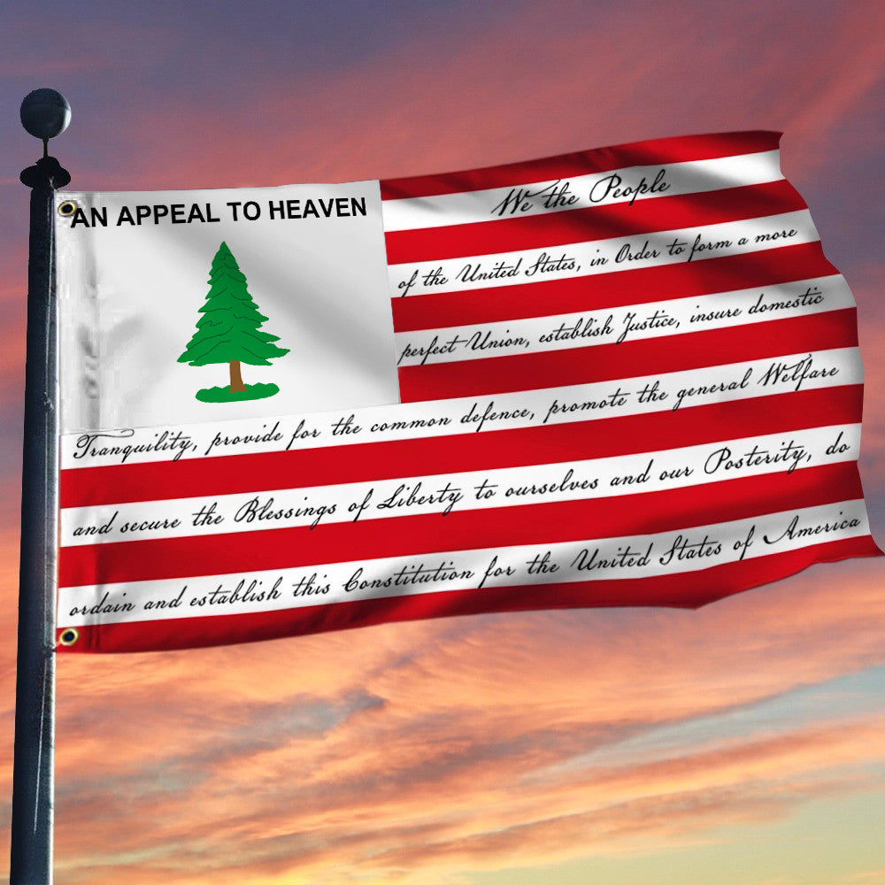 An Appeal To Heaven Flag American Revolution Pine Tree Flag Patriot Merch