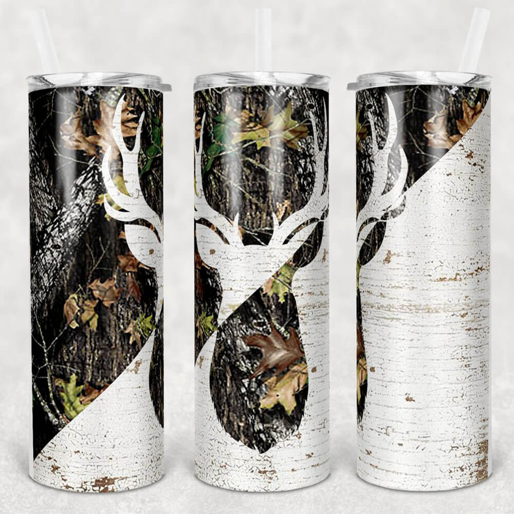 Deer Skinny Tumbler