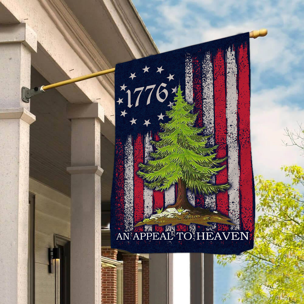 An Appeal To Heaven 1776 Flag Old Vintage The Pine Tree Flag Patriotic Merch