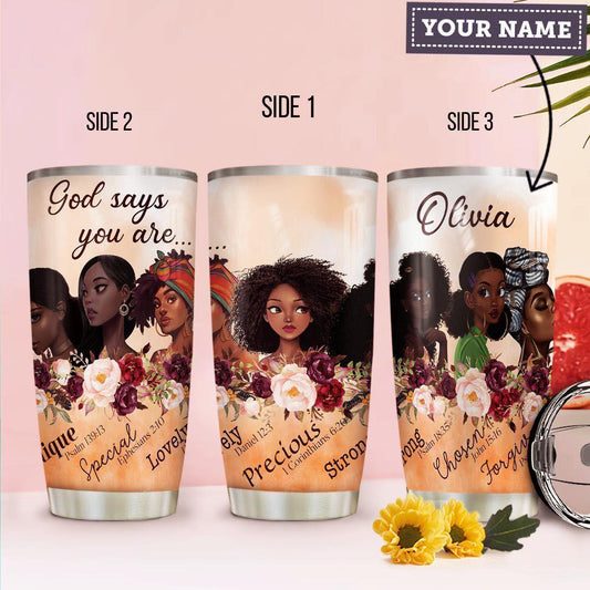 Personalized Jesus Tumbler God Says You Are Special