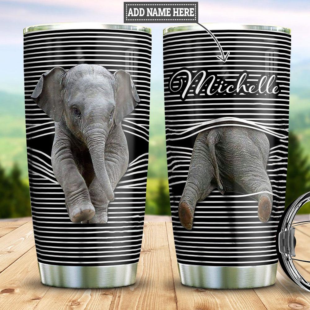 Personalized 20oz Elephant Tumbler