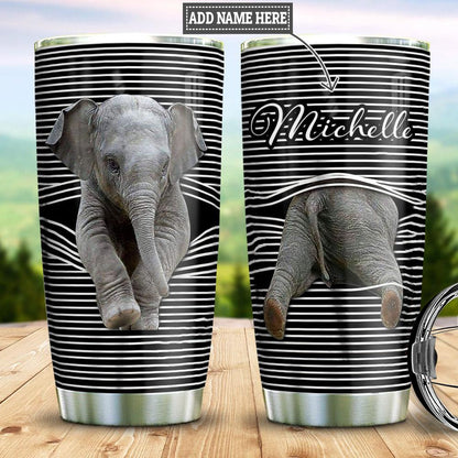 Personalized 20oz Elephant Tumbler