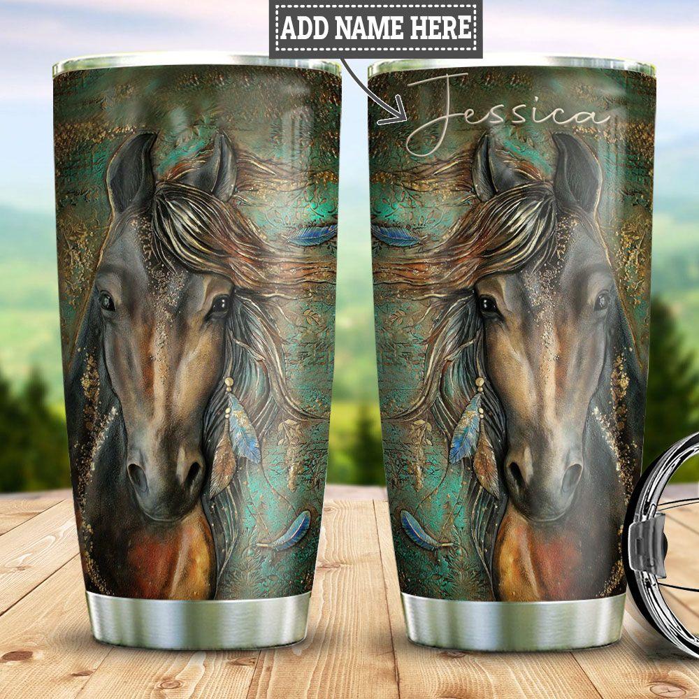 Personalized Horse Tumbler Gift For Her