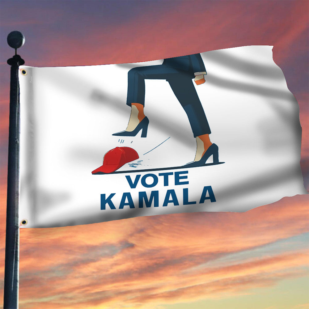 Vote Kamala Flag Anti Red Hat Political Flag Gifts For Kamala Supporters