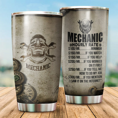 Mechanic Tumbler Mechanic Hourly Rate