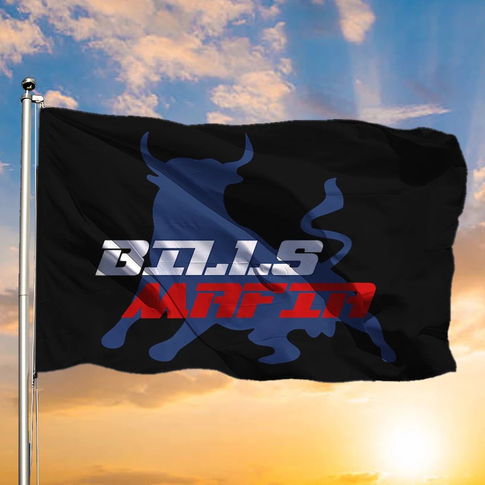 Bills Mafia Flag Indoor Outdoor Decorative