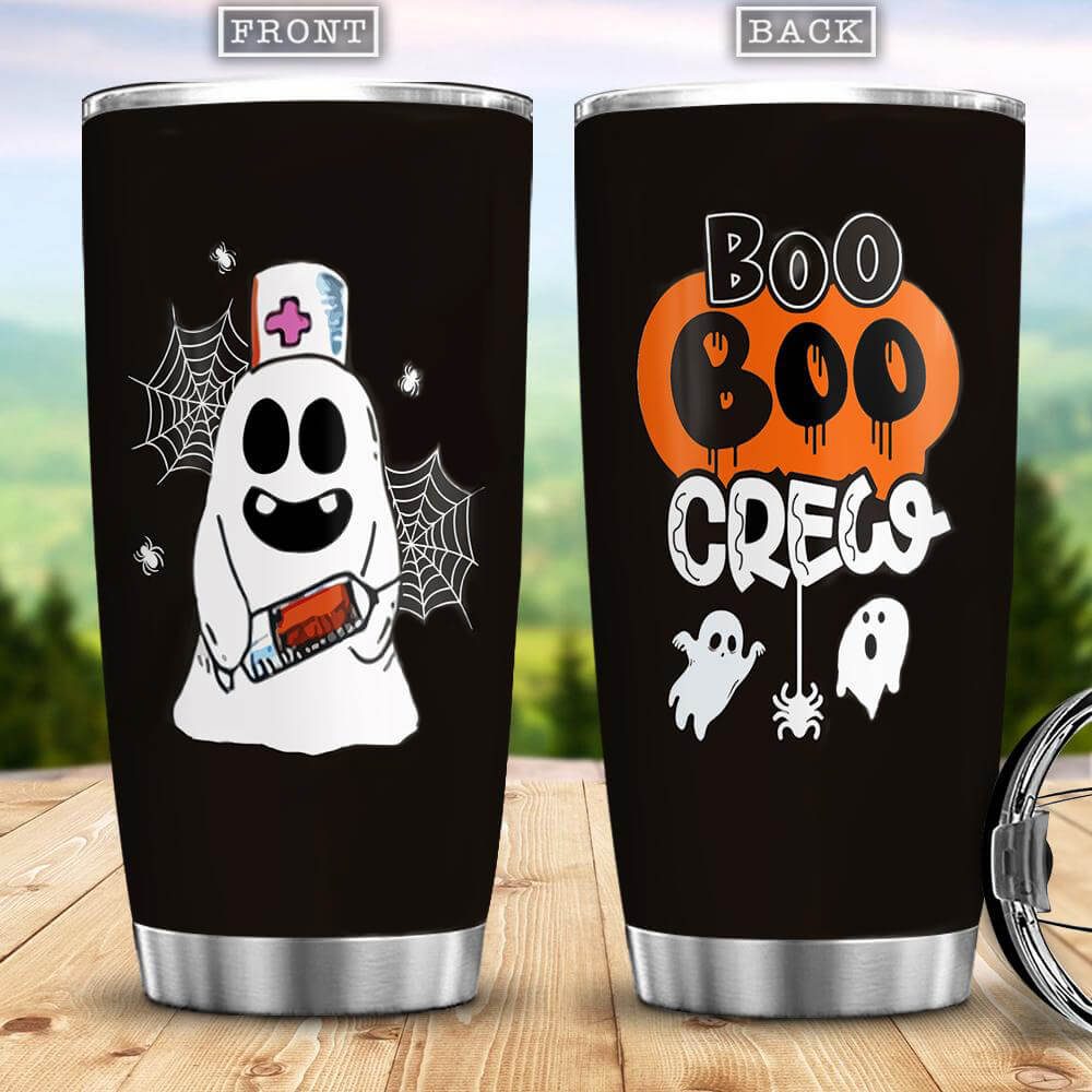 Nurse Halloween Tumbler Boo Boo Crew