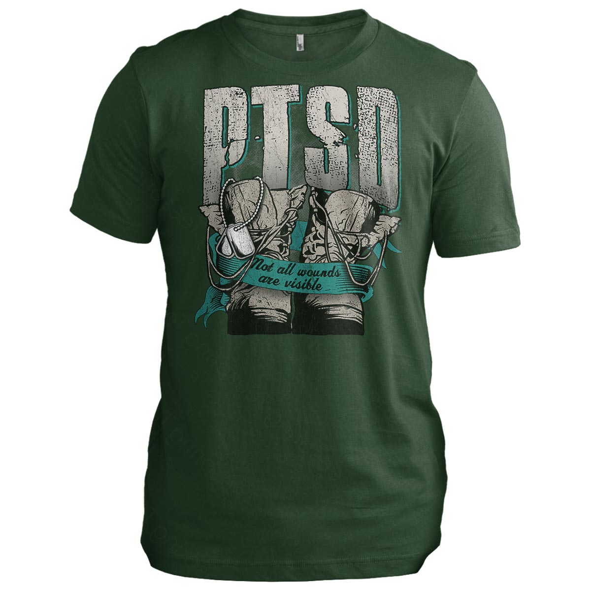 PTSD Not All Wounds Are Visible Unisex Shirts