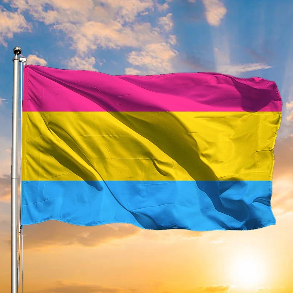 Blue Yellow Pink Flag Pansexual Pride Flag LGBT Pansexual Flag For Sale