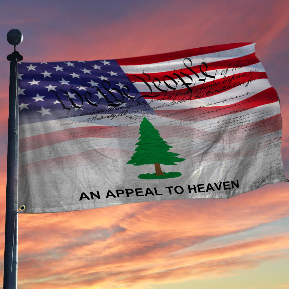 An Appeal To Heaven Flag George Washington Pine Tree Flag Patriot Decor For Outdoor Indoor