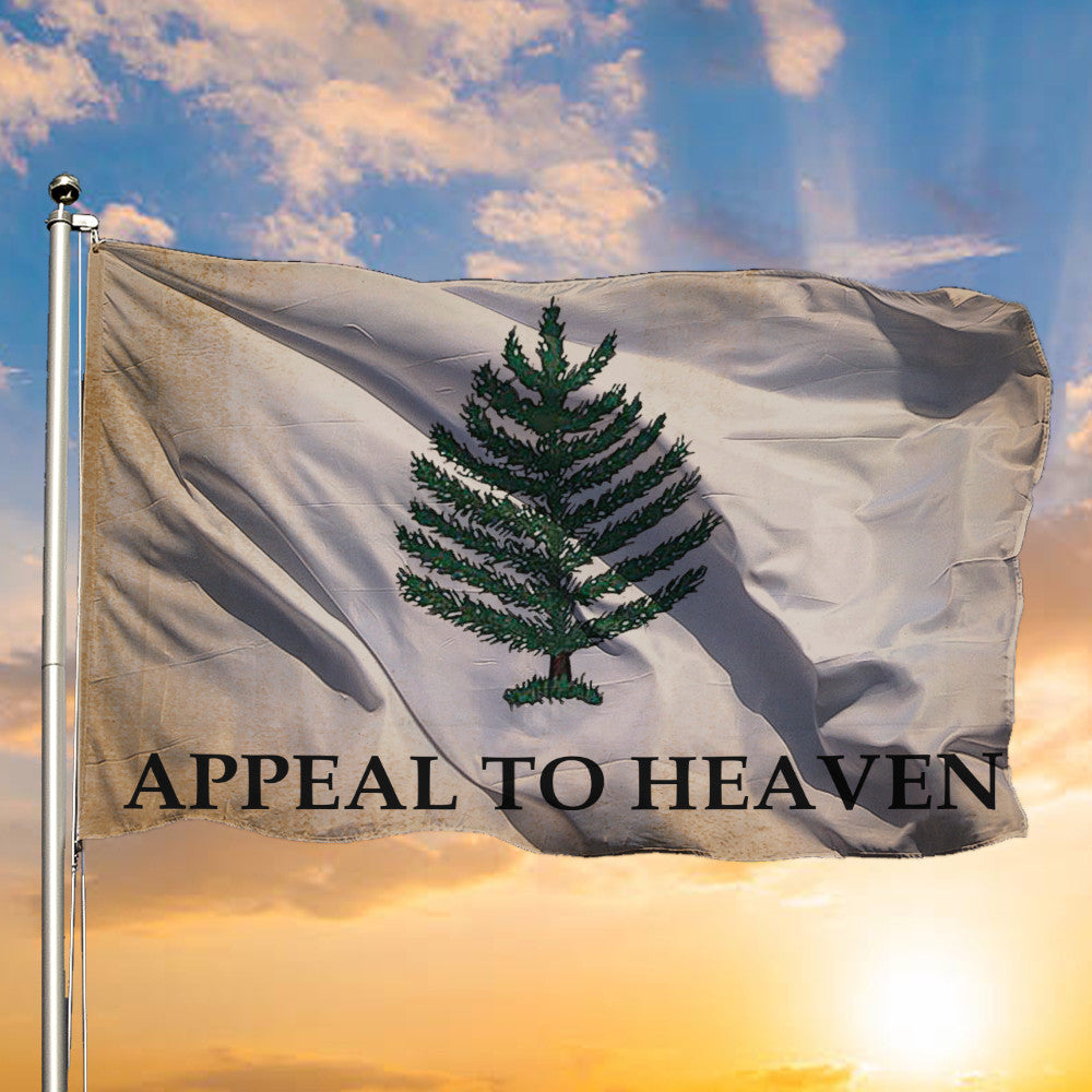 An Appeal To Heaven Flag Original Liberty Pine Tree Flag Dutch Sheets Vintage Old Retro