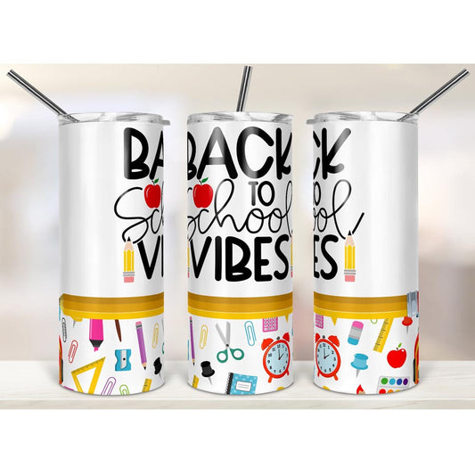 Skinny Tumbler Back to School Vibes