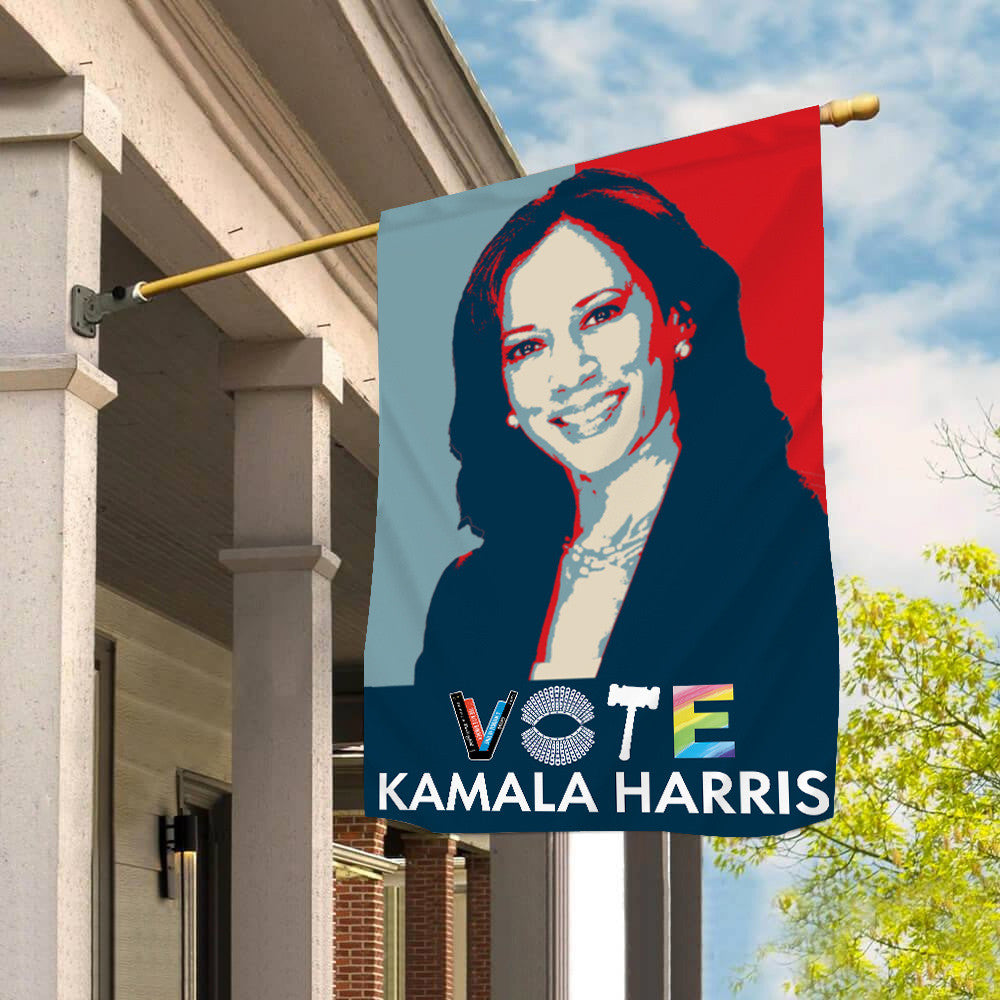 Vote Kamala Harris 2024 Flag Kamala Harris For President Feminist Flag