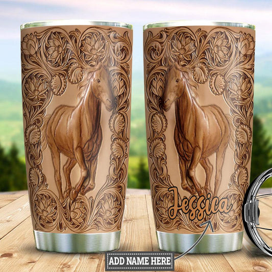 Personalized 20oz Horse Tumbler