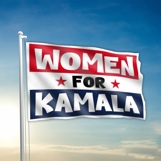 Women For Kamala Flag Support For Kamala Harris 2024 Democratic Flag Indoor Outdoor