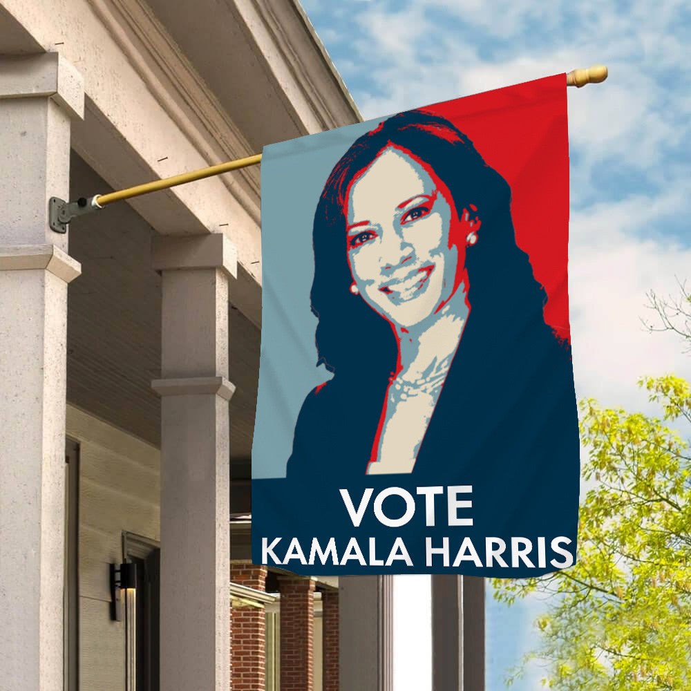 Vote Kamala Harris 2024 Flag Kamala Campaign Patriotic Flag Home Decor