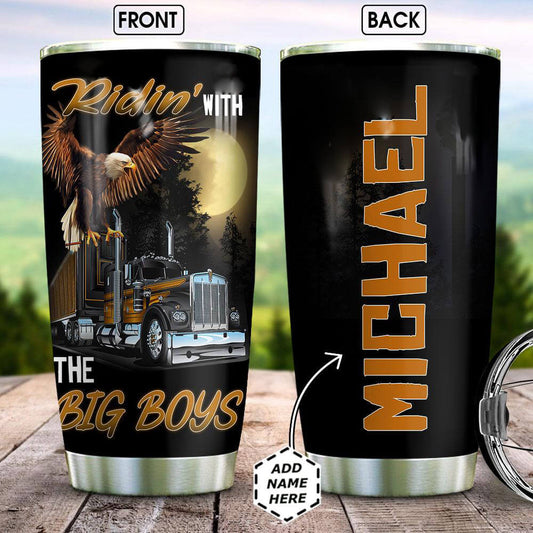 Personalized Trucker Tumbler The Big Boys