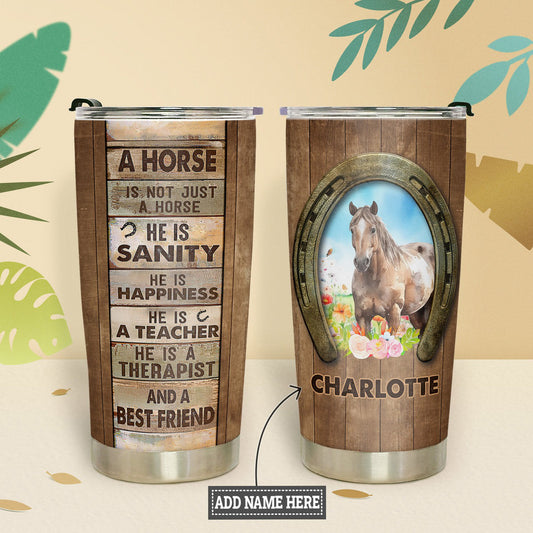 Personalized 20oz Horse Tumbler A Horse Is Not Just A Horse