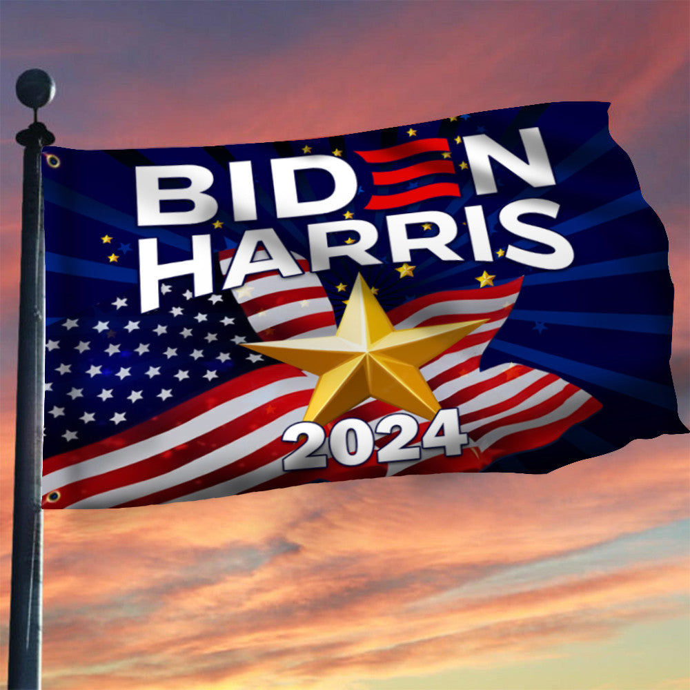 Biden Harris 2024 Flag For Sale Support Biden Harris Campaign Merch